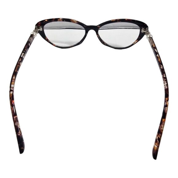 Mare Azzuro Eyeglasses KX002 52/17 135 CZ FRAMES ONLY Tortoise Shell Brown Pearl - Picture 3 of 7